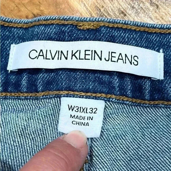 Calvin Klein Mens Side Stripe / Tuxedo Stripe Jeans. - Picture 9 of 11